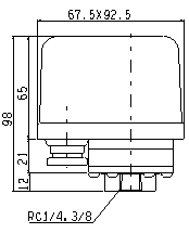 SPS-18-PMの外形図